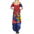 Personalized Welsh Grown With Filipino Roots Family Matching Summer Maxi Dress and Hawaiian Shirt