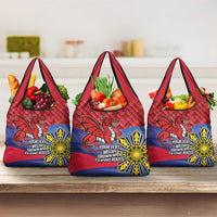 Personalized Welsh Grown With Filipino Roots Grocery Bag
