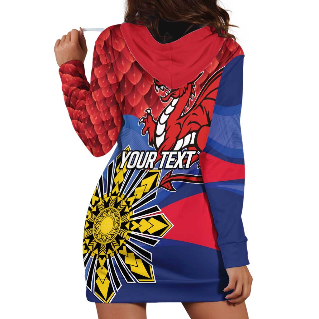 Personalized Welsh Grown With Filipino Roots Hoodie Dress