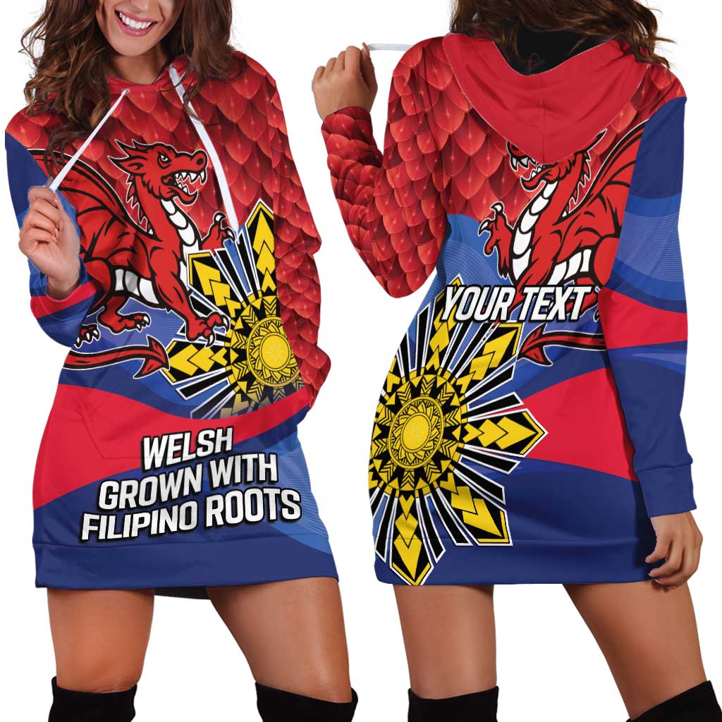 Personalized Welsh Grown With Filipino Roots Hoodie Dress