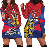 Personalized Welsh Grown With Filipino Roots Hoodie Dress