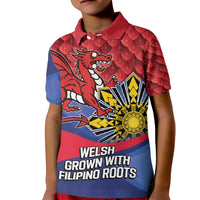 Personalized Welsh Grown With Filipino Roots Kid Polo Shirt