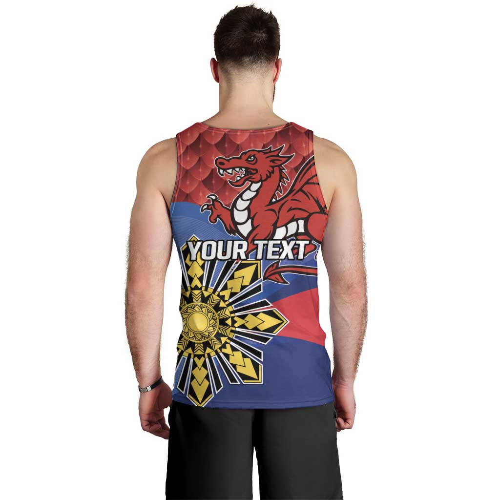 Personalized Welsh Grown With Filipino Roots Men Tank Top
