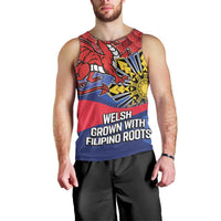 Personalized Welsh Grown With Filipino Roots Men Tank Top