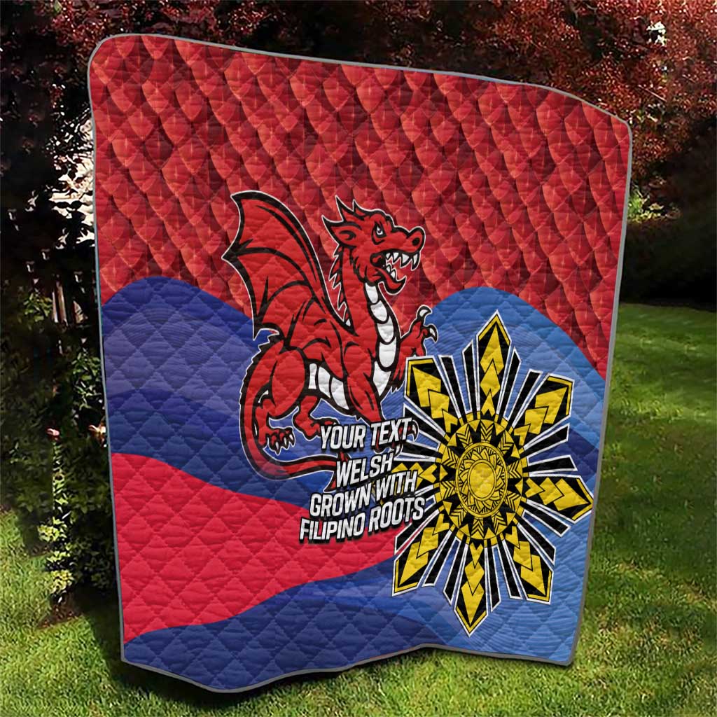 Personalized Welsh Grown With Filipino Roots Quilt