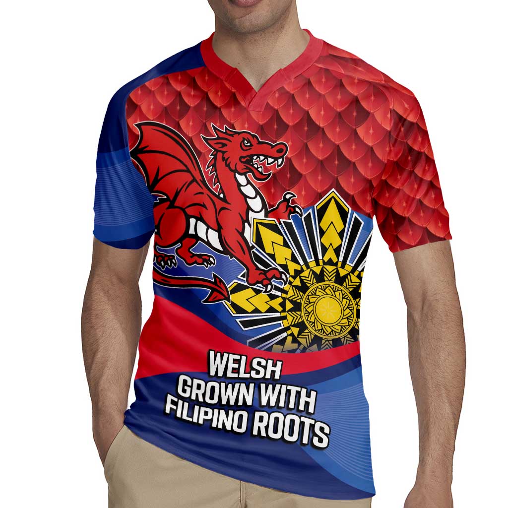 Personalized Welsh Grown With Filipino Roots Rugby Jersey