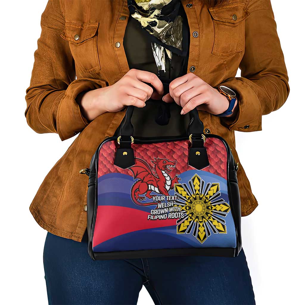 Personalized Welsh Grown With Filipino Roots Shoulder Handbag