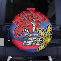 Personalized Welsh Grown With Filipino Roots Spare Tire Cover