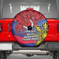 Personalized Welsh Grown With Filipino Roots Spare Tire Cover