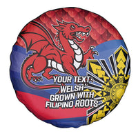 Personalized Welsh Grown With Filipino Roots Spare Tire Cover