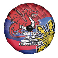 Personalized Welsh Grown With Filipino Roots Spare Tire Cover