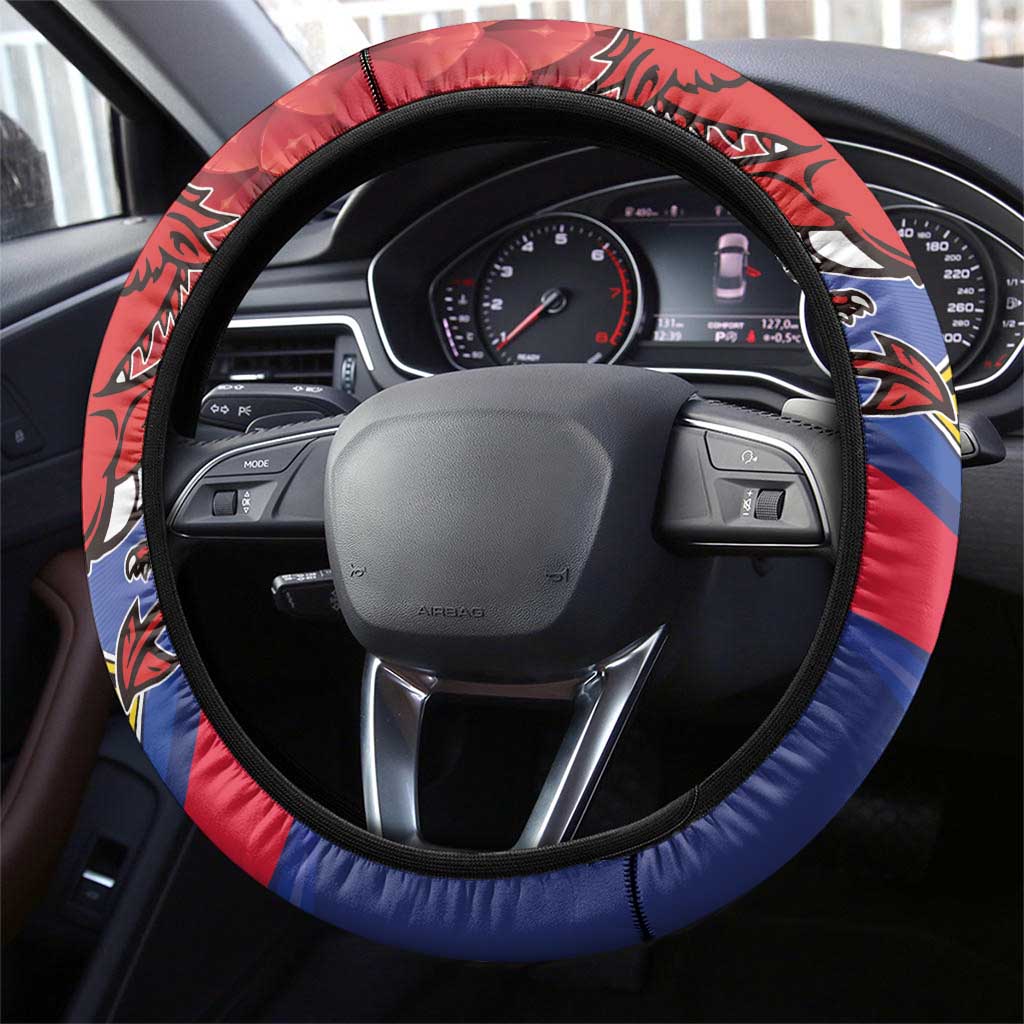 Welsh Grown With Filipino Roots Steering Wheel Cover