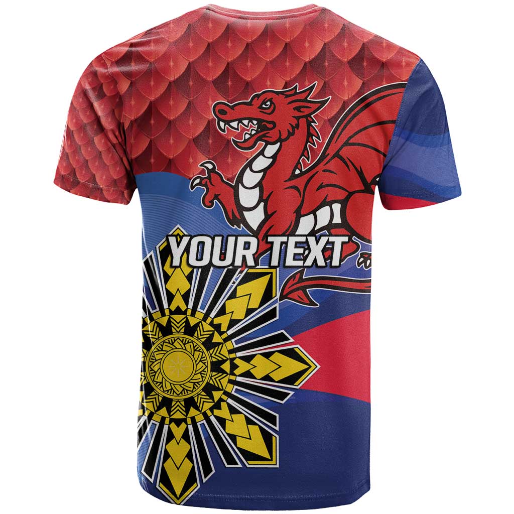 Personalized Welsh Grown With Filipino Roots T Shirt