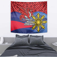 Personalized Welsh Grown With Filipino Roots Tapestry