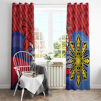 Personalized Welsh Grown With Filipino Roots Window Curtain