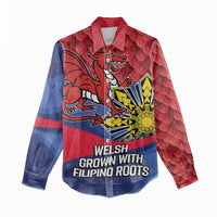 Personalized Welsh Grown With Filipino Roots Women Casual Shirt