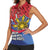 Personalized Welsh Grown With Filipino Roots Women Sleeveless Polo Shirt