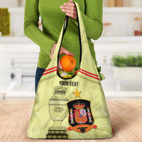 Spain Champions Football Custom Grocery Bag Espana Campeones de Eurropa