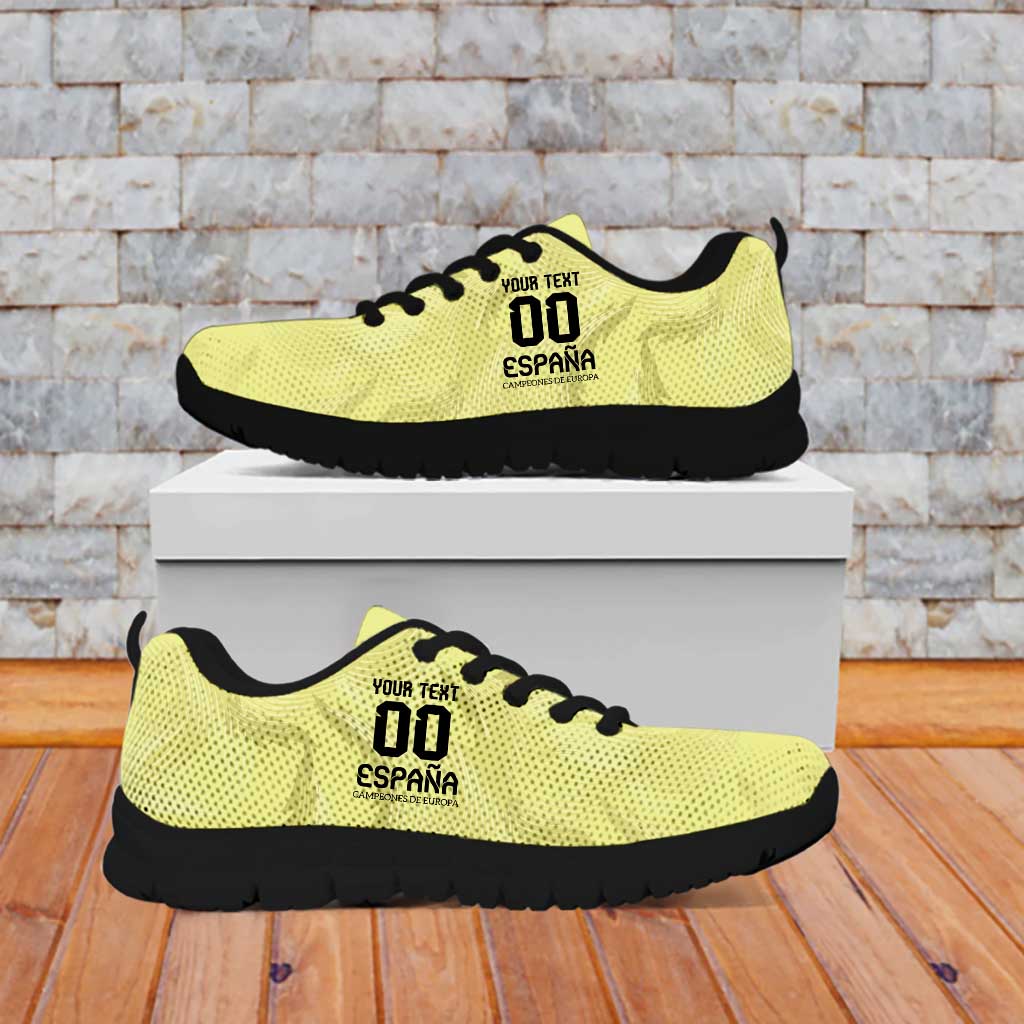 Spain Champions Football Custom Sneakers Campeones La Roja - Wonder Print Shop