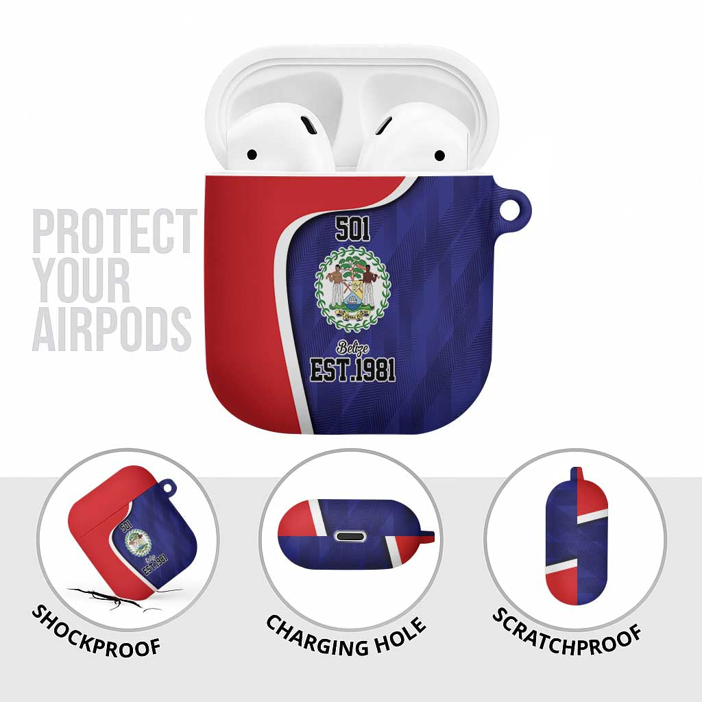 Belize Independence Day AirPods Case Since 1981 September 21 - Wonder Print Shop