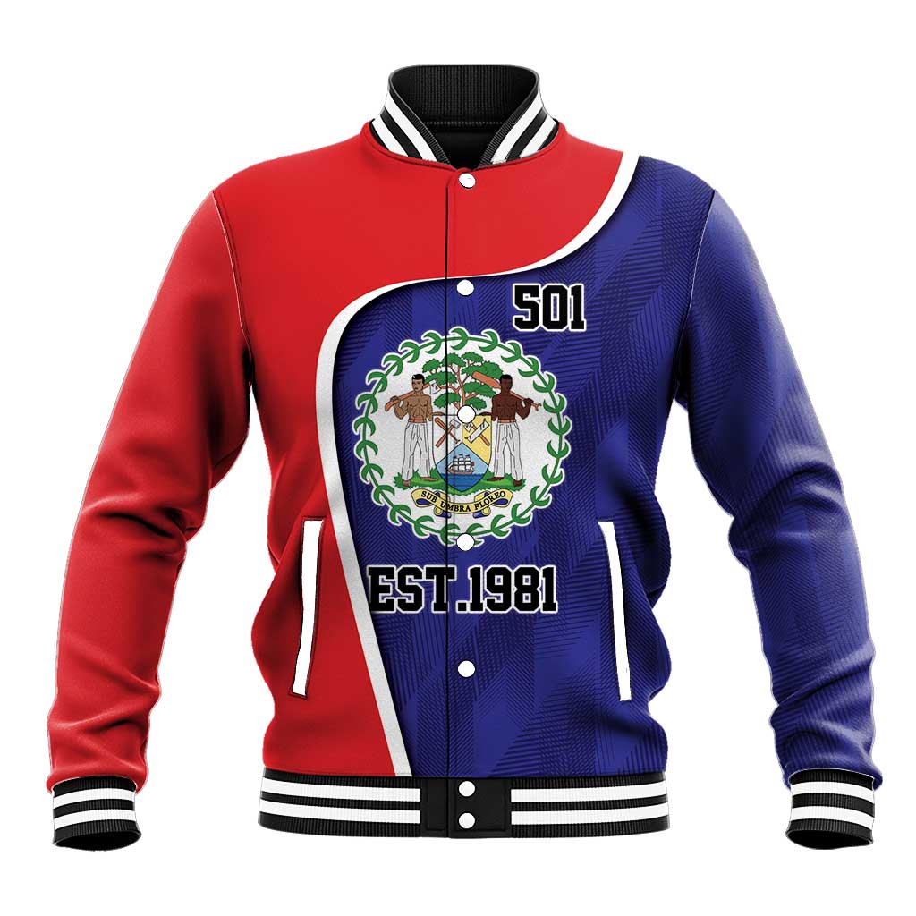 Belize Independence Day Baseball Jacket Since 1981 September 21 - Wonder Print Shop