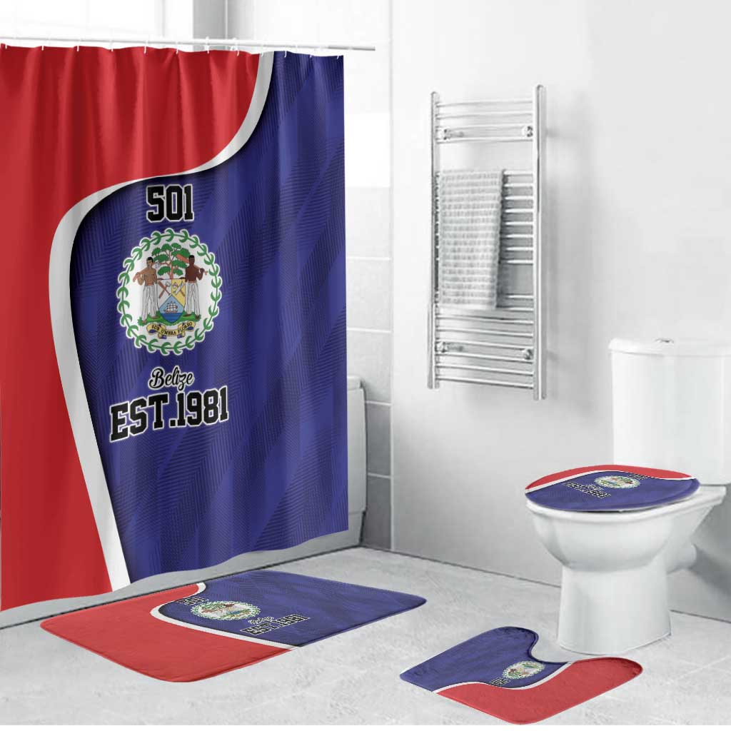 Belize Independence Day Bathroom Set Since 1981 September 21 - Wonder Print Shop