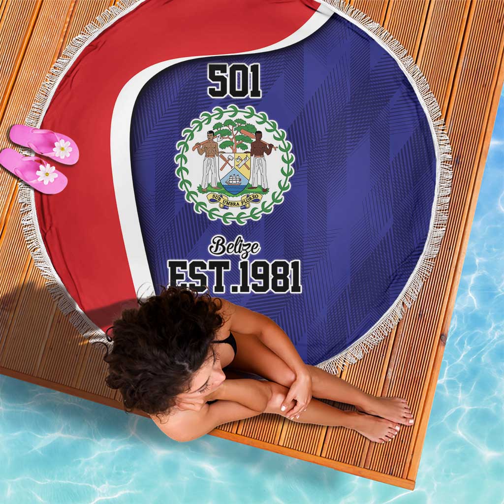 Belize Independence Day Beach Blanket Since 1981 September 21 - Wonder Print Shop
