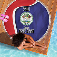 Belize Independence Day Beach Blanket Since 1981 September 21 - Wonder Print Shop