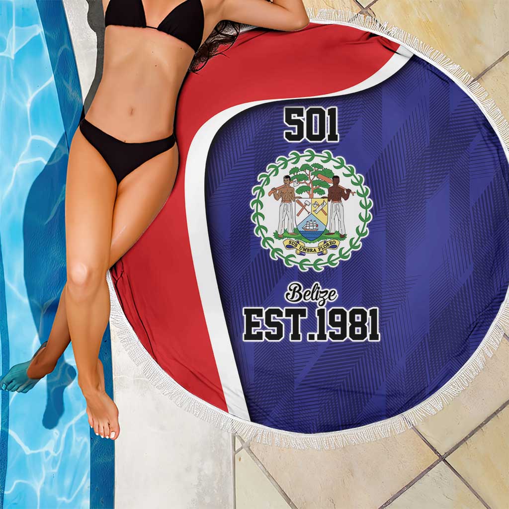 Belize Independence Day Beach Blanket Since 1981 September 21 - Wonder Print Shop