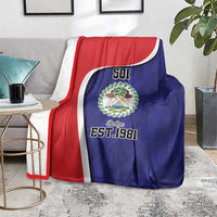 Belize Independence Day Blanket Since 1981 September 21 - Wonder Print Shop