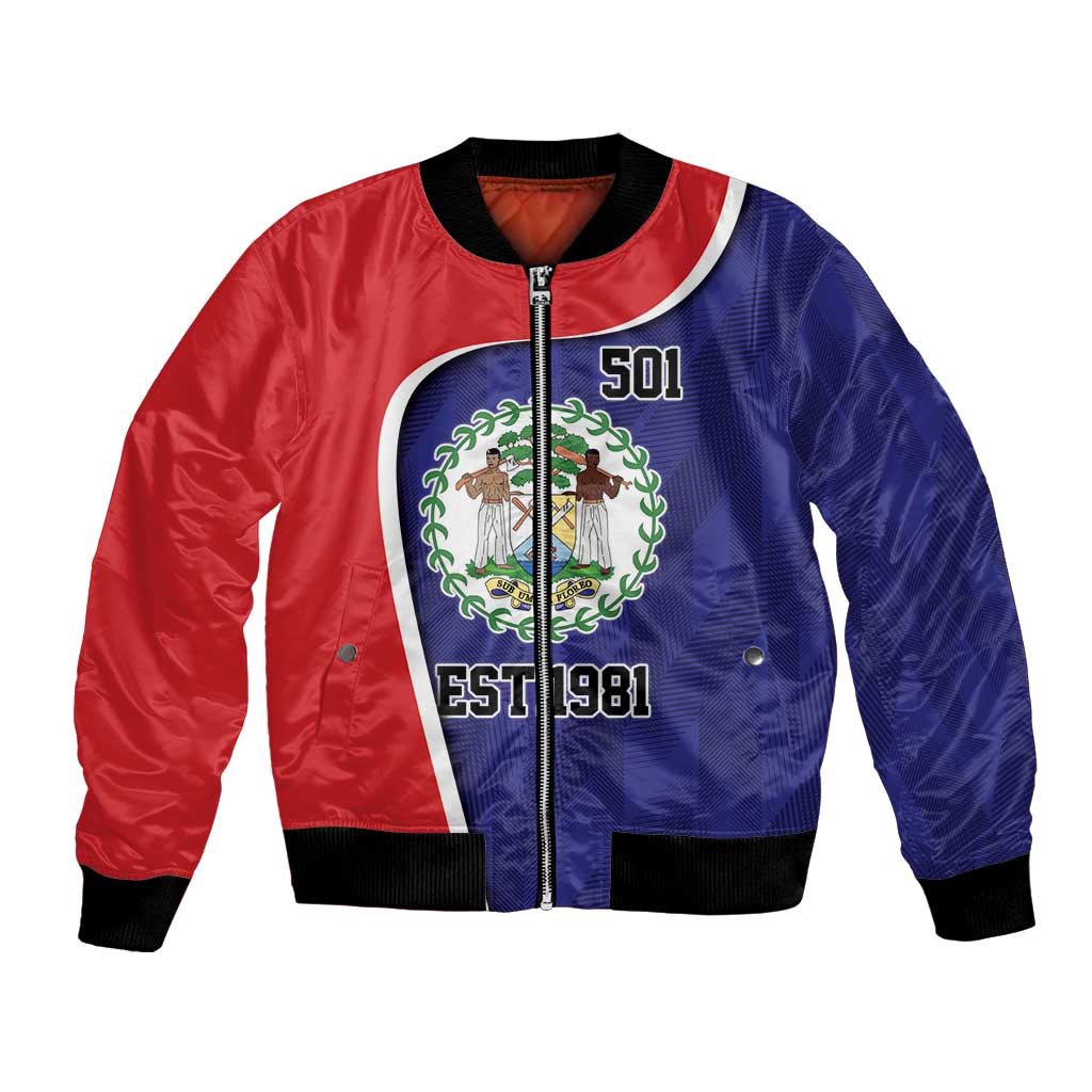 Belize Independence Day Bomber Jacket Since 1981 September 21 - Wonder Print Shop