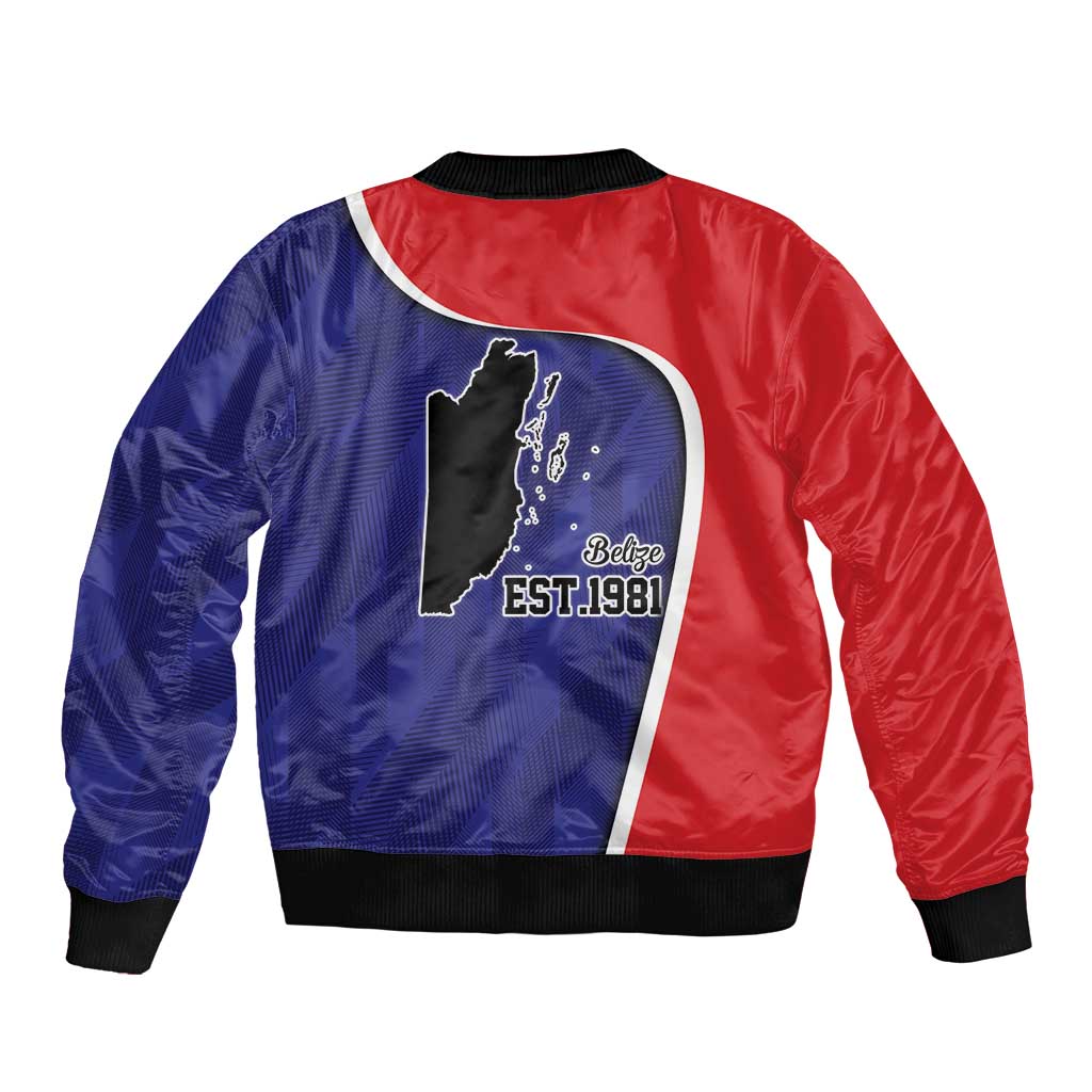 Belize Independence Day Bomber Jacket Since 1981 September 21 - Wonder Print Shop