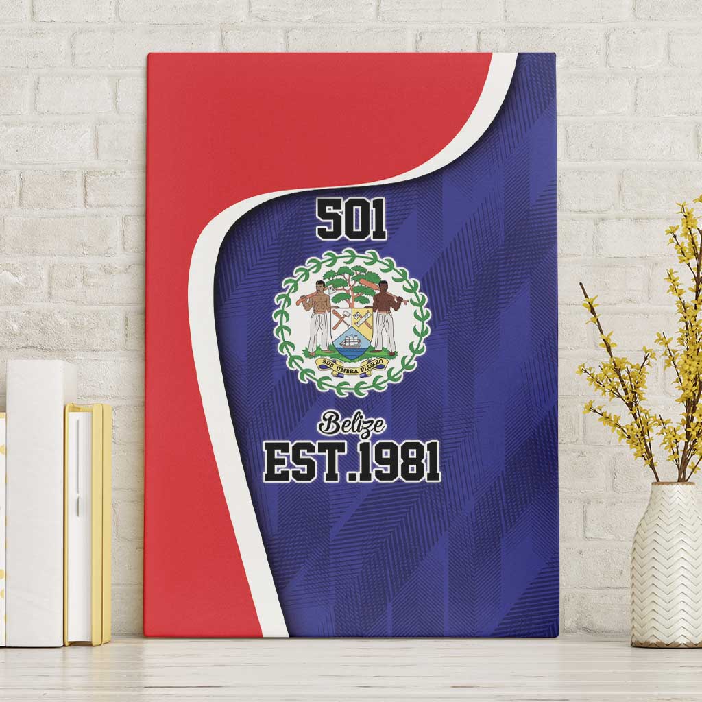 Belize Independence Day Canvas Wall Art Since 1981 September 21 - Wonder Print Shop