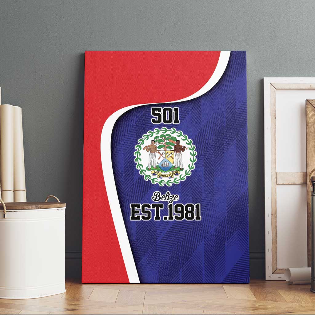 Belize Independence Day Canvas Wall Art Since 1981 September 21 - Wonder Print Shop