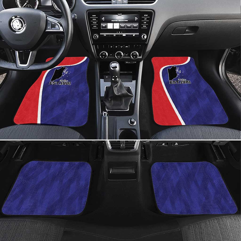 Belize Independence Day Car Mats Since 1981 September 21 - Wonder Print Shop