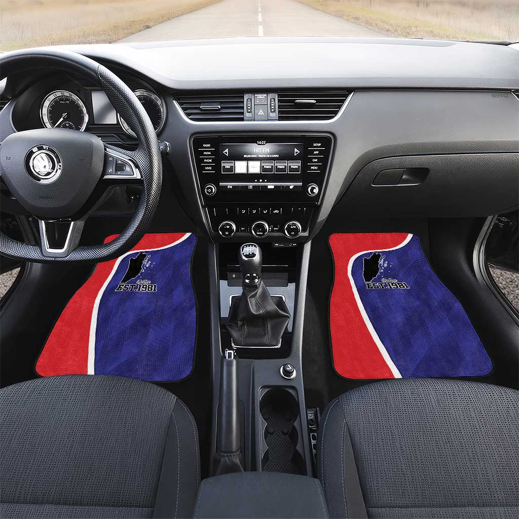 Belize Independence Day Car Mats Since 1981 September 21 - Wonder Print Shop