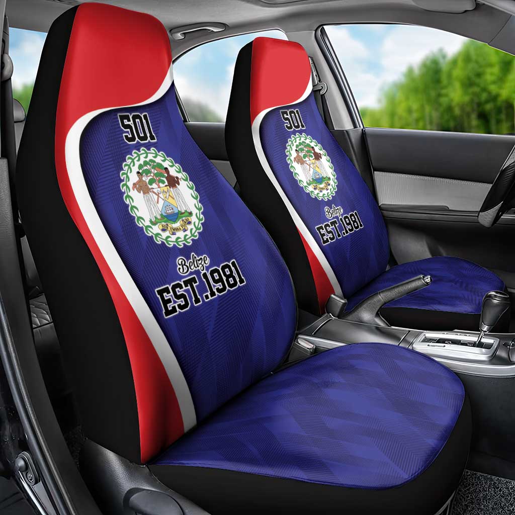 Belize Independence Day Car Seat Cover Since 1981 September 21 - Wonder Print Shop