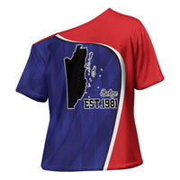 Belize Independence Day Cross Shoulder Shirt Since 1981 September 21 - Wonder Print Shop