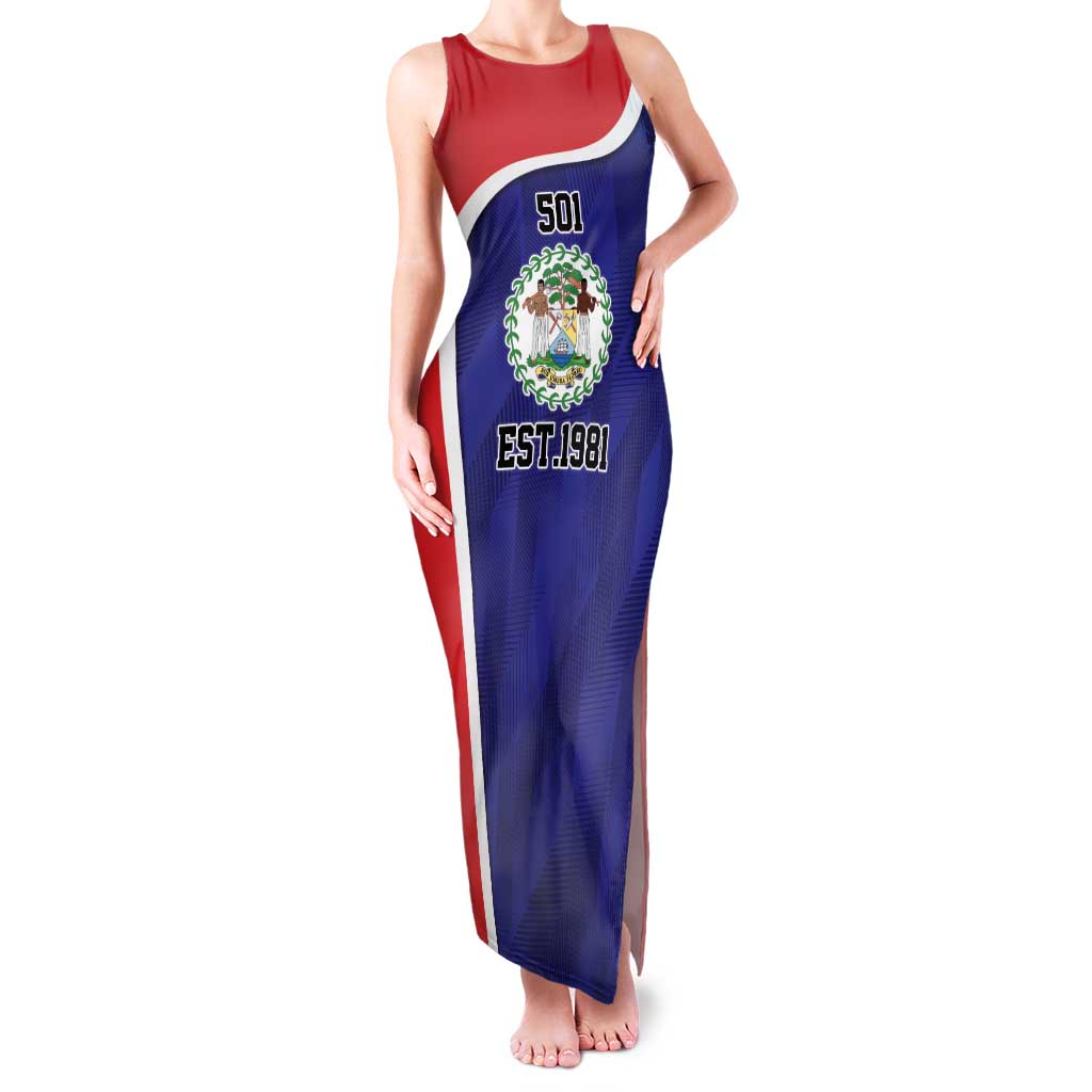 Belize Independence Day Family Matching Tank Maxi Dress and Hawaiian Shirt Since 1981 September 21 - Wonder Print Shop