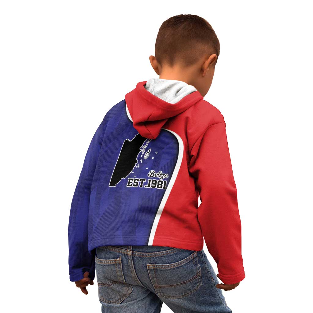 Belize Independence Day Kid Hoodie Since 1981 September 21 - Wonder Print Shop
