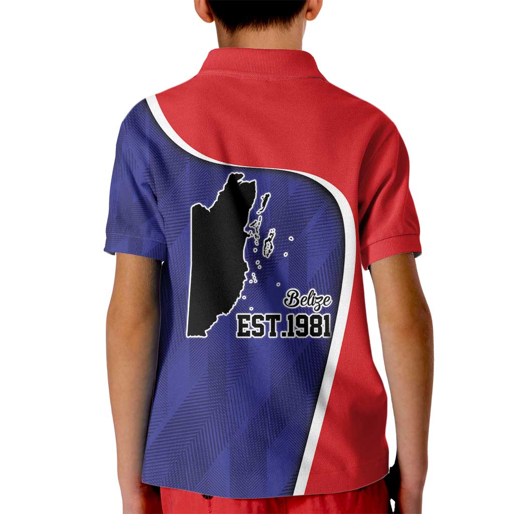 Belize Independence Day Kid Polo Shirt Since 1981 September 21 - Wonder Print Shop