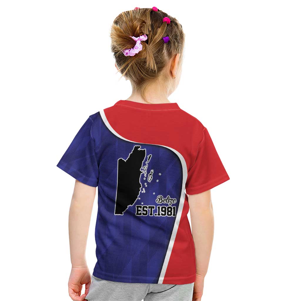 Belize Independence Day Kid T Shirt Since 1981 September 21 - Wonder Print Shop