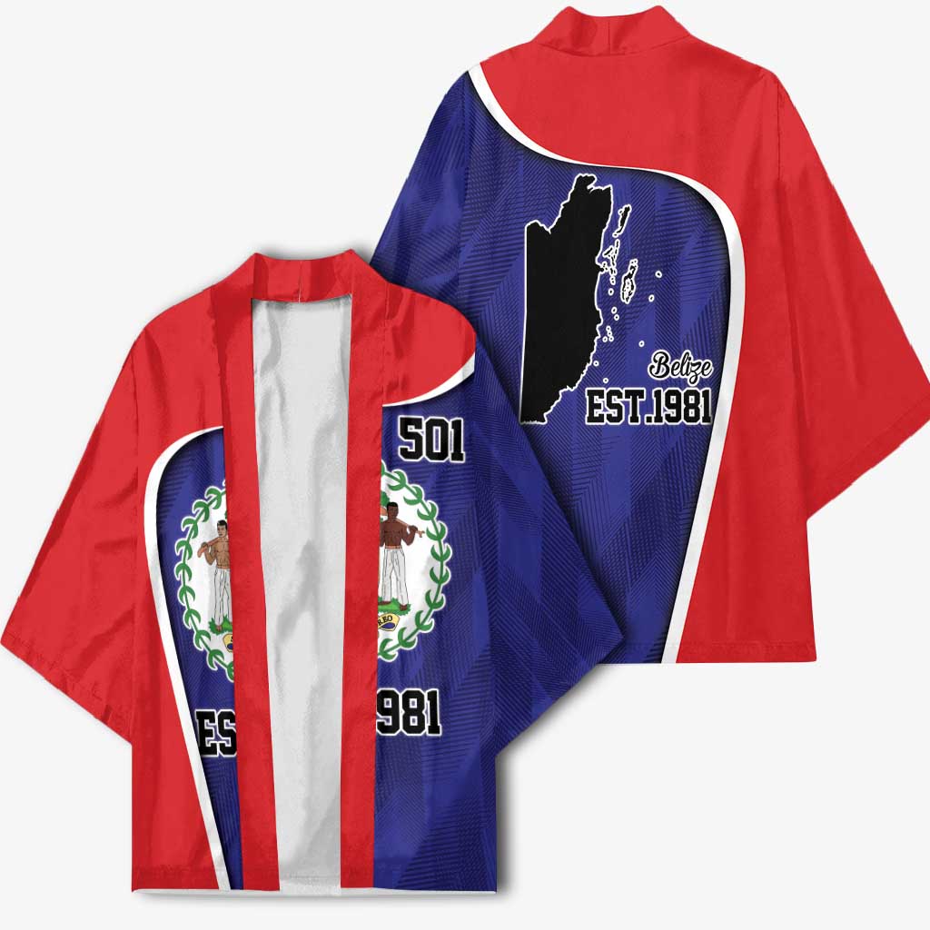 Belize Independence Day Kimono Since 1981 September 21 - Wonder Print Shop