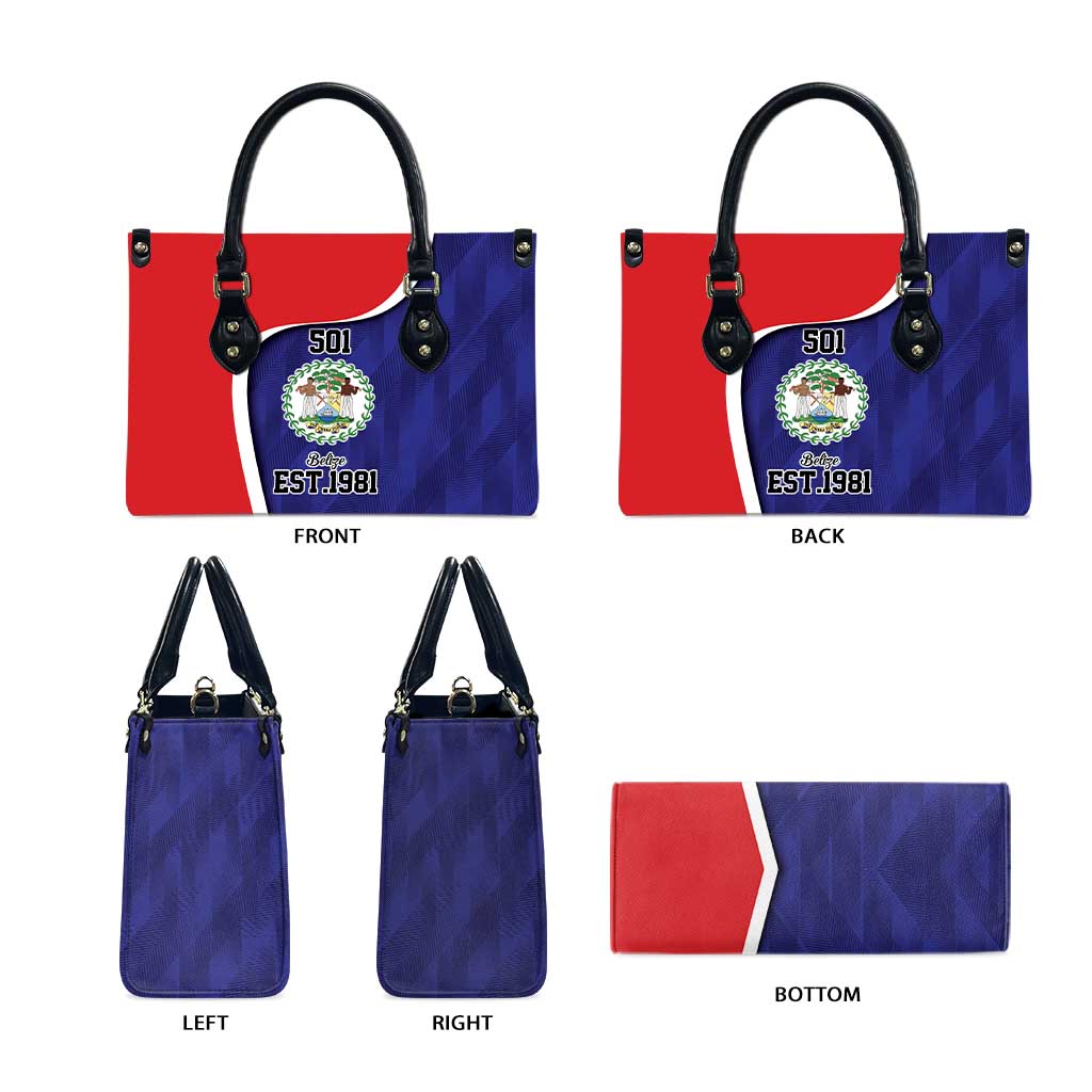 Belize Independence Day Leather Bag Since 1981 September 21 - Wonder Print Shop