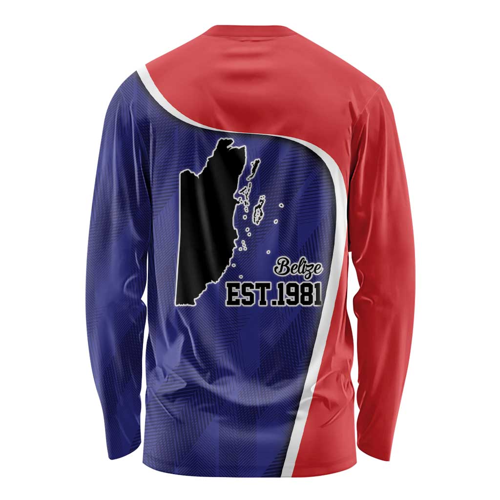 Belize Independence Day Long Sleeve Shirt Since 1981 September 21 - Wonder Print Shop