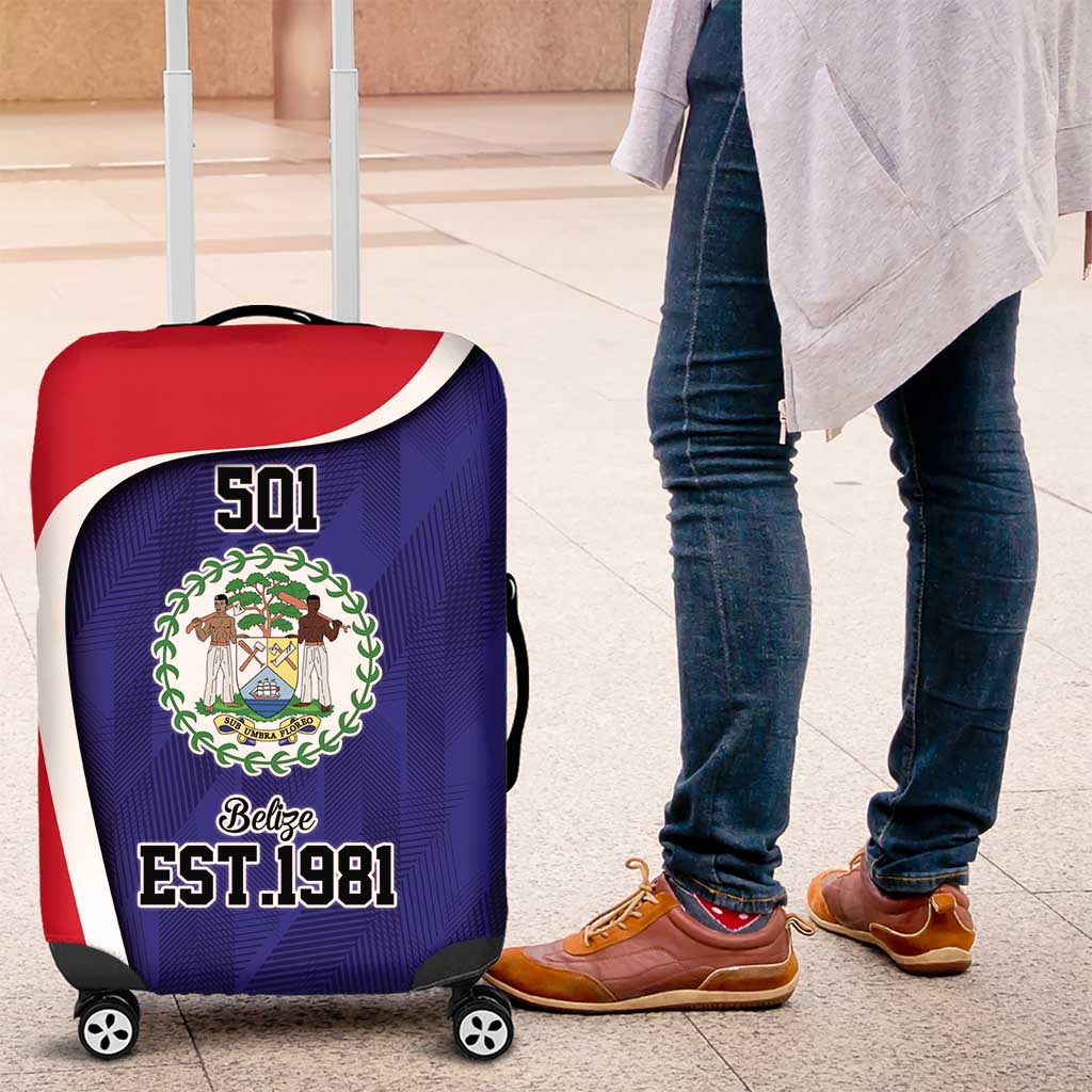 Belize Independence Day Luggage Cover Since 1981 September 21 - Wonder Print Shop