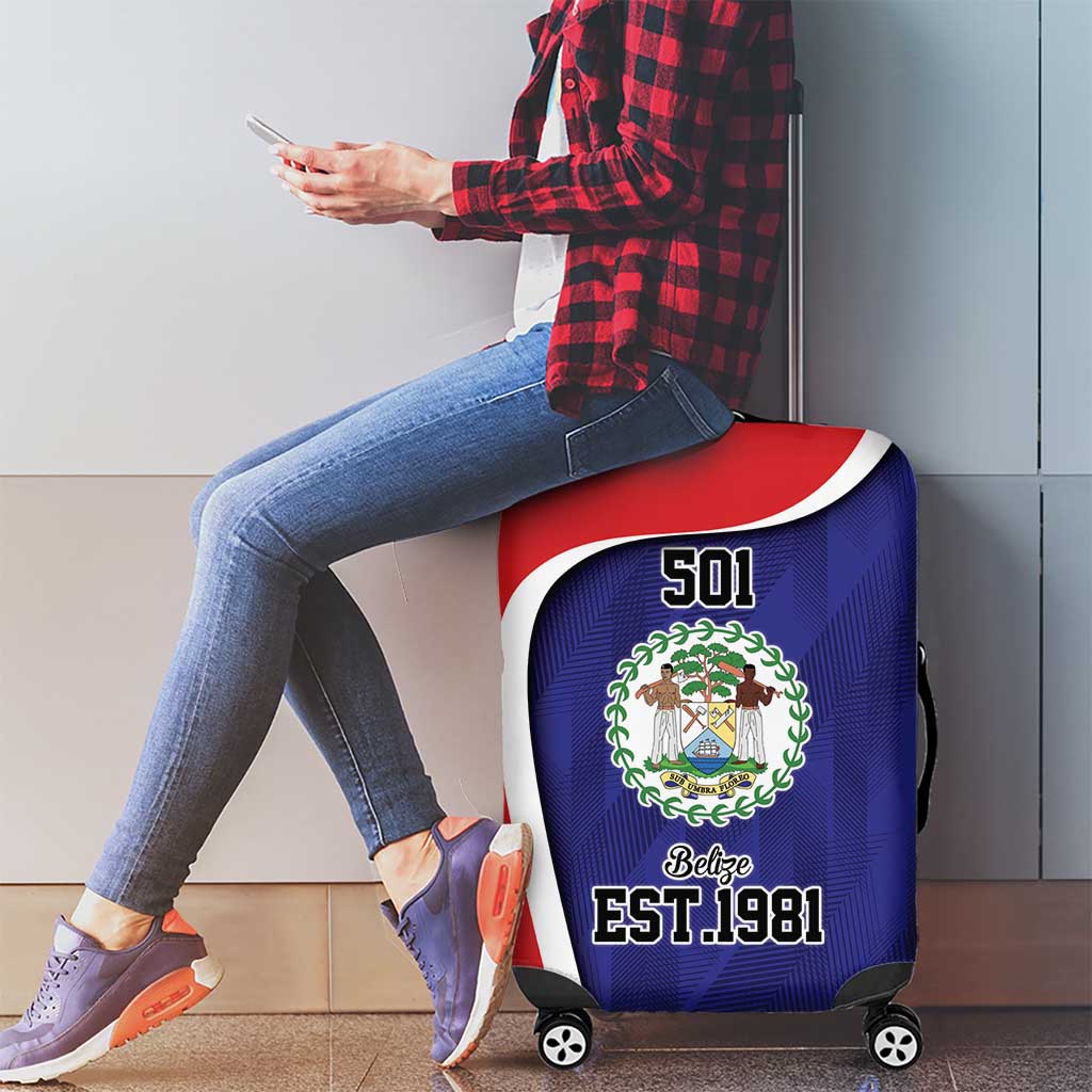 Belize Independence Day Luggage Cover Since 1981 September 21 - Wonder Print Shop
