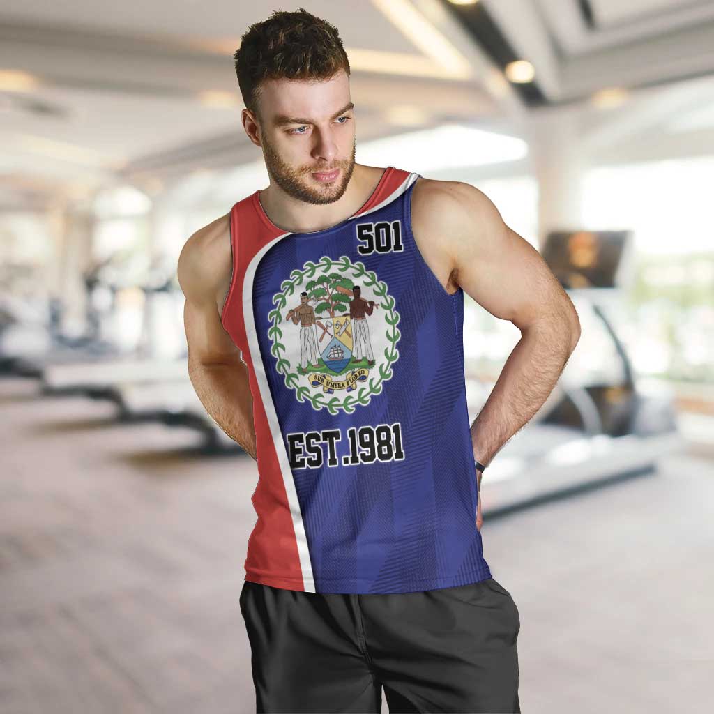 Belize Independence Day Men Tank Top Since 1981 September 21 - Wonder Print Shop