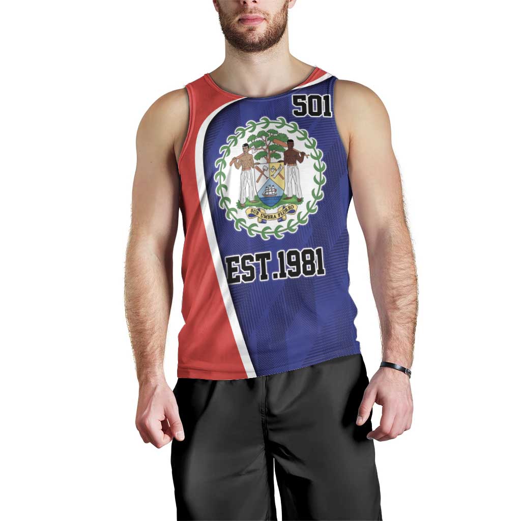Belize Independence Day Men Tank Top Since 1981 September 21 - Wonder Print Shop