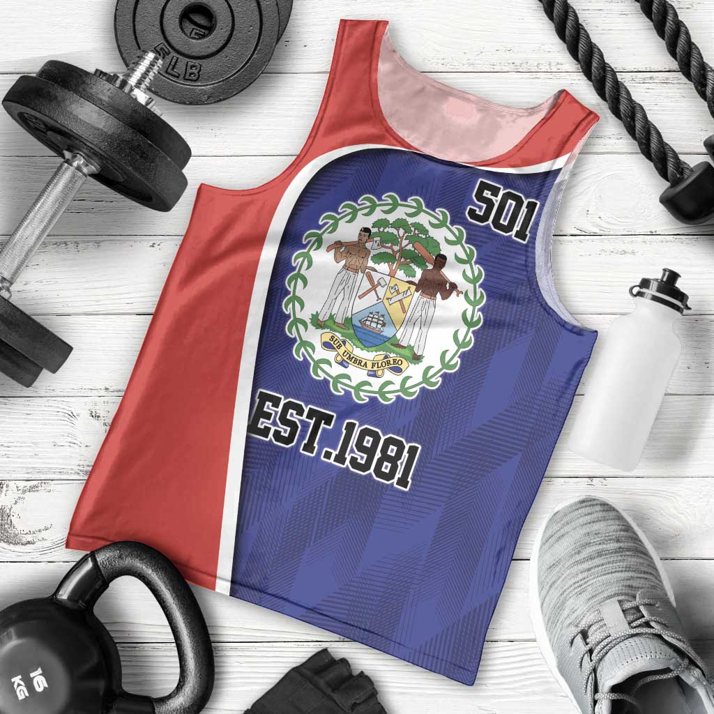 Belize Independence Day Men Tank Top Since 1981 September 21 - Wonder Print Shop